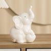 GJFASGF White Elephant Statue, Modern Ceramic Decor, Large view 1