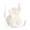 GJFASGF White Elephant Statue, Modern Ceramic Decor, Large view 2
