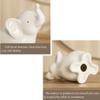 GJFASGF White Elephant Statue, Modern Ceramic Decor, Large view 4