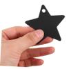 Star-Shaped Paper Tags, 100 Pieces, Black, Writable view 3