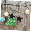 Star-Shaped Paper Tags, 100 Pieces, Black, Writable view 4