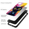 Sinyunron Case Compatible with Samsung Galaxy S10 5G, Shockproof Scratch-Resistant TPU Protective Case with Pattern and Colorful Keychain, Cat-01 view 4