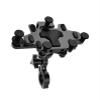 NVETJMUA Motorcycle Phone Mount, Universal 540° Adjustable Handlebar Holder, H96 Black view 1
