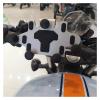 NVETJMUA Motorcycle Phone Mount, Universal 540° Adjustable Handlebar Holder, H96 Black view 2