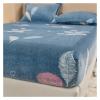 CYMMIYT Velvet Winter-Warm Fitted Sheet for Double, Queen, or King Beds, Xsgd, 138 x 190 x 30 cm, 1 pc view 3