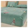 CYMMIYT Velvet Winter-Warm Fitted Sheet for Double, Queen, or King Beds, Xsgd, 138 x 190 x 30 cm, 1 pc view 4