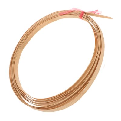 DIYEAH Bamboo Strips, 2 Rolls, 400 x 0.4 x 0.04 in, Natural Yellow and Green