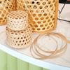 DIYEAH Bamboo Strips, 2 Rolls, 400 x 0.4 x 0.04 in, Natural Yellow and Green view 3