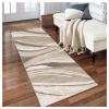 Beige Modern Hallway Runner Rug 110 x 440 cm view 1