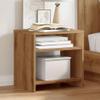 Iiaky Bedside Table, Artisan Oak, 40 x 30 x 40 cm, Engineered Wood view 1