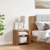 Iiaky Bedside Table, Artisan Oak, 40 x 30 x 40 cm, Engineered Wood view 3