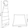 Replacement Cushion and Canopy Set for Hanging Chairs, Hammocks and Outdoor Seating view 3