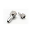 SSOPTMCB 1-Pc. 6 mm, 8 mm, 10 mm, 12 mm, 14 mm, 16 mm or 19 mm Hose Barb to M10, M12, M14, M16, M18 or M20 Female Thread, 304 Stainless Steel High-Pressure Pipe Fitting (M18 × 1.5 to 10 mm) view 1