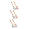 Cabilock 6-Piece Dough Scrapers with Wooden Handles, Heat-Resistant Baking Utensils view 1