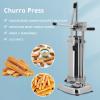 Naturalpowev Churrera Churro Maker, Commercial 2 L/3 L Manual Stainless Steel Machine with 5 Molds view 4