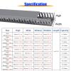 Black Self-Adhesive Cable Raceway, Cuttable PVC Cable Cover view 2