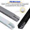 Black Self-Adhesive Cable Raceway, Cuttable PVC Cable Cover view 3