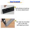 Black Self-Adhesive Cable Raceway, Cuttable PVC Cable Cover view 4