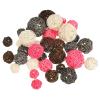 PATIKIL 36-Pc. Decorative Rattan Balls, White/Pink/Gray/Brown view 1