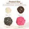 PATIKIL 36-Pc. Decorative Rattan Balls, White/Pink/Gray/Brown view 2