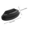 INOOMP 1-Piece Front Wheel Riser Block with Quick Release for Mountain and Road Bikes, Indoor Training Station Mat view 2