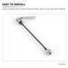 INOOMP 1-Piece Front Wheel Riser Block with Quick Release for Mountain and Road Bikes, Indoor Training Station Mat view 3