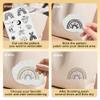 DOODLREAM 47-Piece Sun, Star, Moon Water-Soluble Embroidery Patterns view 4