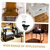 Gadpiparty Adjustable Coffee Table Legs with Casters, 4-Piece Set, White view 4
