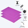 PATIKIL 8 x 12 Inch Anodized Aluminum Sheets, 3-Pack, 0.8 mm Laser Engraving Blanks, Purple view 3
