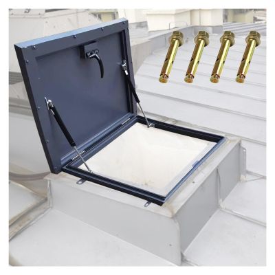 ZJKXJH Galvanized Steel Roof Hatch, 24 x 40 in (61 x 101 cm)