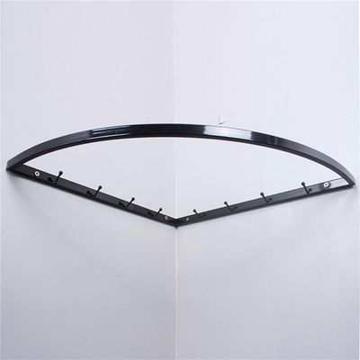 WSNCXFW Corner Garment Rack, Black, 60 x 60 cm