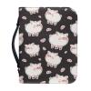Kuiaobaty Bible Bag with Dog Paw Print Pattern, Zipper, Cartoon Puppy Design, and Carrying Handle view 1