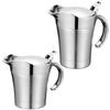 Eawfgtuw Stainless Steel Sauce Boat with Lid, Double-Walled Insulated, 450 ml view 3