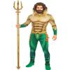 Funidelia | Aquaman Costume with Accessories for Men - DC Comics Justice League Adult Costume for Parties, Carnival & Halloween - Size L - Gold view 1