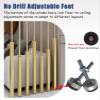 Gold Floor-to-Ceiling Room Divider Columns, Adjustable, Set of 7, 225 cm / 7.38 ft / 88.5 in view 4