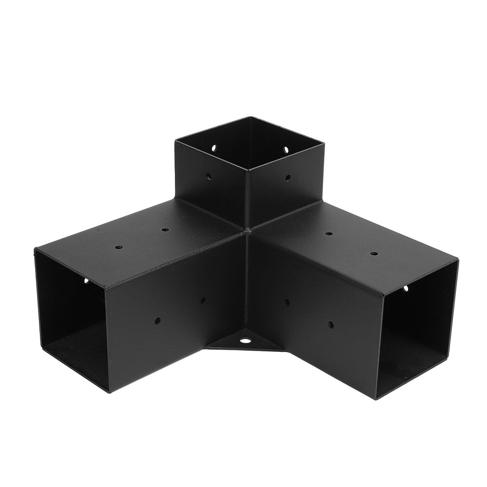 Galvanized, Powder-Coated 3-Way Gazebo Post Bracket