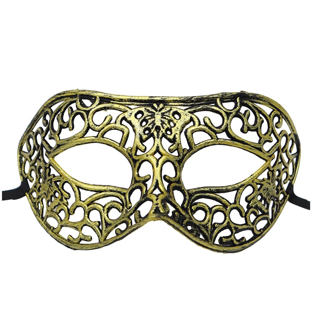 MNSWR Venetian Masquerade Mask, Vintage Lace Half-Face Mask