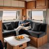 KYJSW Dark Gray RV Velvet Cushion Cover, Elastic Non-Slip Dinette Seat Cover, W 60–90 cm, D 30–50 cm view 1