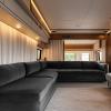 KYJSW Dark Gray RV Velvet Cushion Cover, Elastic Non-Slip Dinette Seat Cover, W 60–90 cm, D 30–50 cm view 3