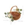 MAGICLULU Rustic Handmade Woven Imitation Rattan Basket view 3