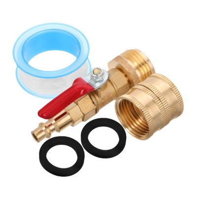 CHILDWEET Brass Adapter Set, 1/4-Inch Quick Coupler for Garden Hose