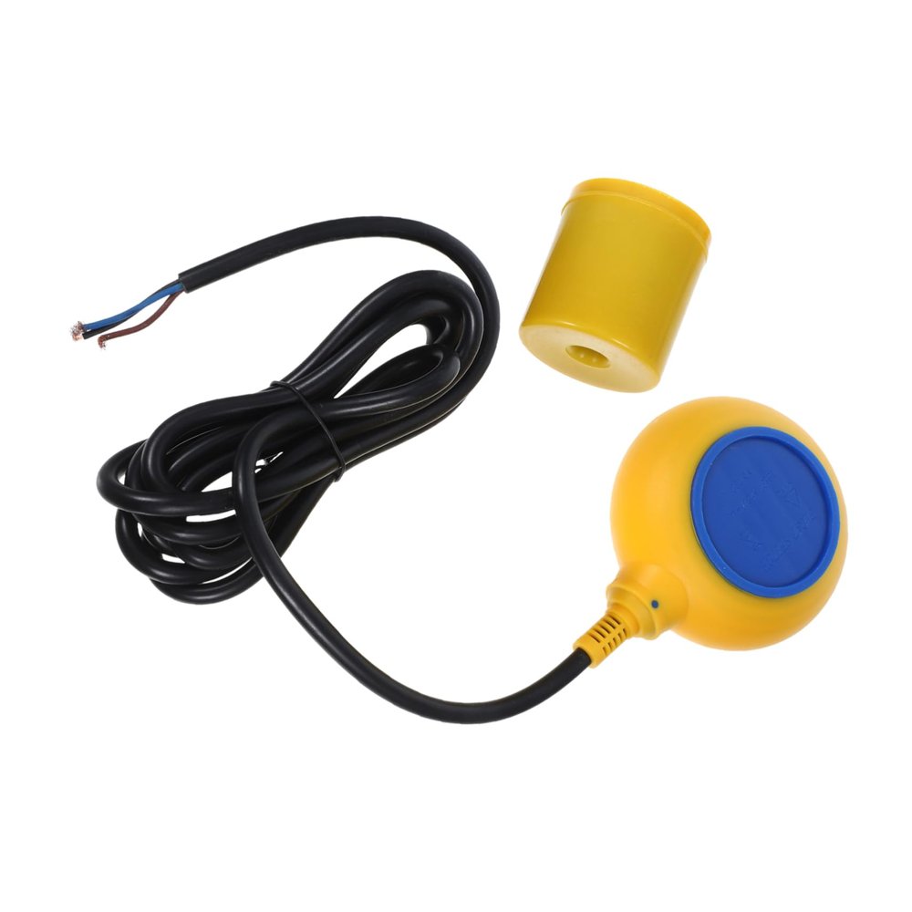 MUCKLILY Blue Float Switch and Plastic Insulation for Water Level Control