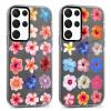 Phoona 2-Pack Cases for Samsung Galaxy S22 Ultra 5G, Floral Design, Black view 1