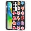 Phoona 2-Pack Cases for Samsung Galaxy S22 Ultra 5G, Floral Design, Black view 2