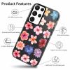Phoona 2-Pack Cases for Samsung Galaxy S22 Ultra 5G, Floral Design, Black view 4