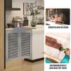 75–165 cm Wide Saloon Swing Doors, Western Café Doors, Solid Wood Double Doors with Automatic Closing, Grey W16 view 4
