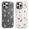 Phoona 2-Pack Phone Cases for iPhone 16 Pro Max, 6.9-inch, Aesthetic Duck Pattern, Soft Ultra-Thin TPU, Transparent Black view 1