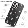 Phoona 2-Pack Phone Cases for iPhone 16 Pro Max, 6.9-inch, Aesthetic Duck Pattern, Soft Ultra-Thin TPU, Transparent Black view 4