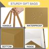 LVNRIDS 10-Pack Gold Square Gift Bags, 7.9 x 7.9 x 7.9 in view 4