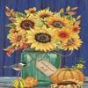 Mesribandy Flower Bird Cross-Stitch Kit, 11-Count Pre-Printed, 40 x 50 cm view 1